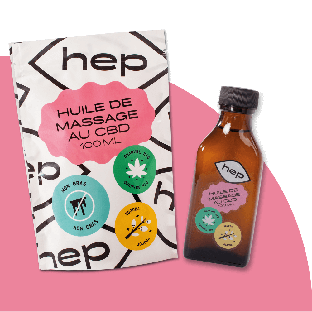 hep miniature huile massage 100 ml